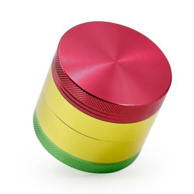 2.2 inch aluminum alloy four-layer color mixing plate herb grinder 228-6