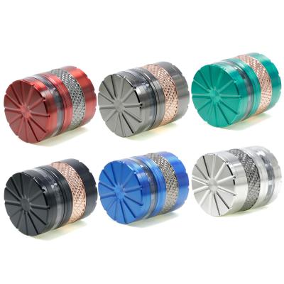 2.5-inch 4-layer zinc alloy multicolor Smoke crusher 7862