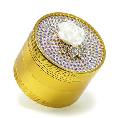  63 MM  4 Parts 2.5 inch Creative style diamond smoke grinder 6192