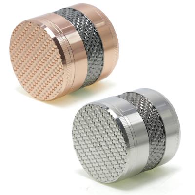 2.5-inch four-layer zinc alloy smoke grinder 7909