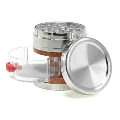 2.5-inch four-layer zinc alloy smoke grinder 7938