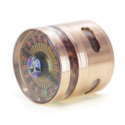 2.5-inch zinc alloy Russian Roulette Smoke grinder 8015