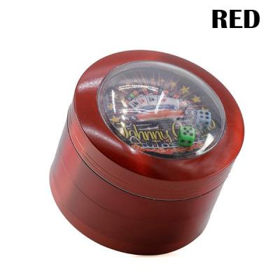 2.5-inch zinc alloy dice smoke grinder  7749