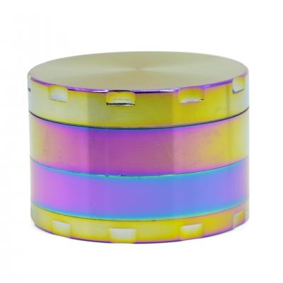 2.5-inch zinc alloy four-layer chamfer Dazzling smoke grinder 7716IB