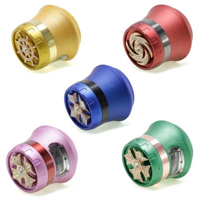 2.5 inch zinc alloy four layer smoke grinder 7945