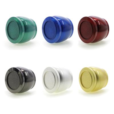 4 - layer large jar design zinc alloy herb grinder M00075