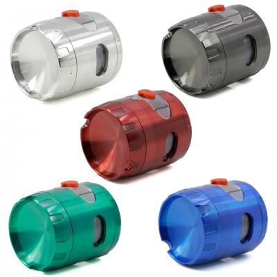 4-layer 63MM zinc alloy multicolor smoke grinder 7786