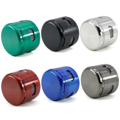 4-layer 63MM zinc alloy smoke grinder  Multicolor 7766