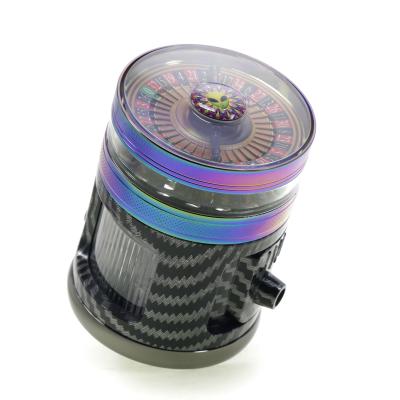 4 layer Russian Roulette with light smoke grinder 8001