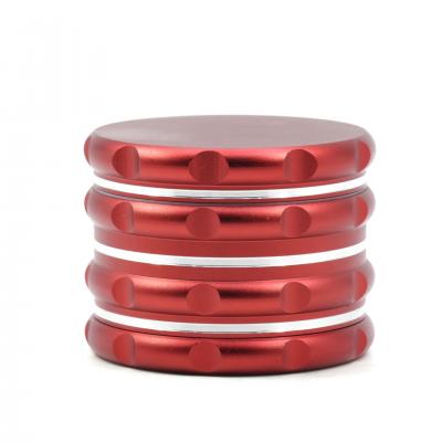 4-layer aluminum alloy 63MM stripe pattern smoke grinder H3000