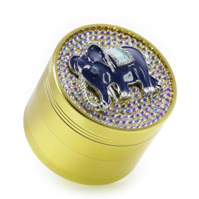 4 layer aluminum alloy elephant smoke grinder 63020065