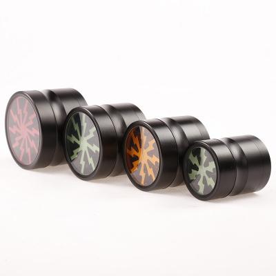 4-layer aluminum alloy lightning type  smoke grinder 11101