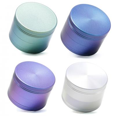  4 layer aluminum alloy rainbow color smoke grinder 6105