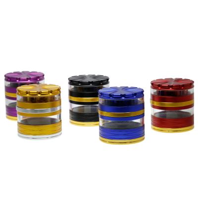 4 layer aluminum alloy smoke grinder 55539