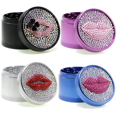 4 layer daimond aluminum alloy herb grinder 6163