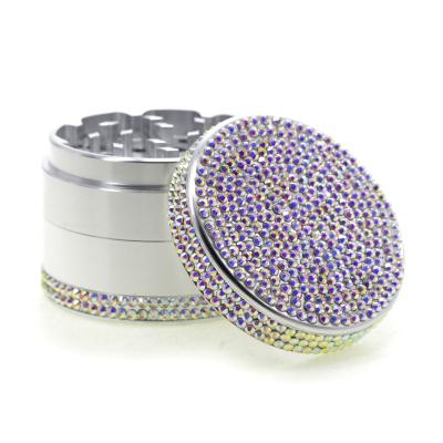 4 layer diamond aluminum Alloy herb grinder 6211