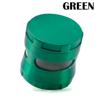 4 layer zinc alloy 63MM chamfer fume grinder 7760