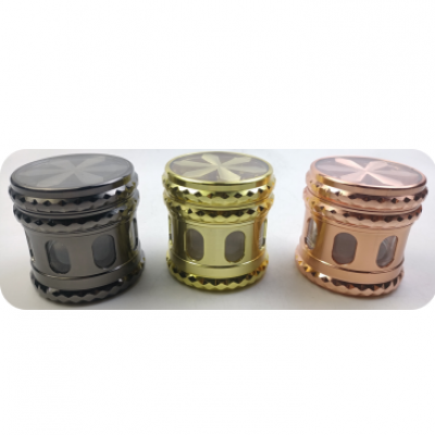 4 layer zinc alloy herb grinder CF-63281