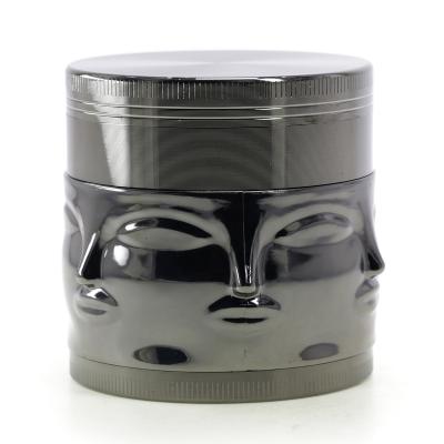 4-layer  zinc alloy smoke grinder 10008