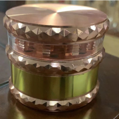 4-layer zinc alloy smoke grinder CF-63190