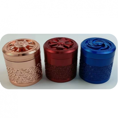 4-layer zinc alloy smoke grinder CF-63258