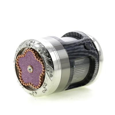 4 layer zinc alloy with lamp herb grinder 8008