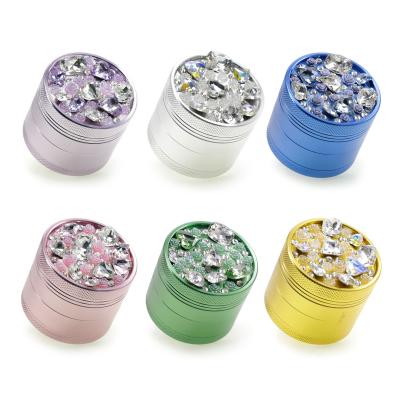 4 layers  50MM aluminum alloy pretty smoke grinder 50010001