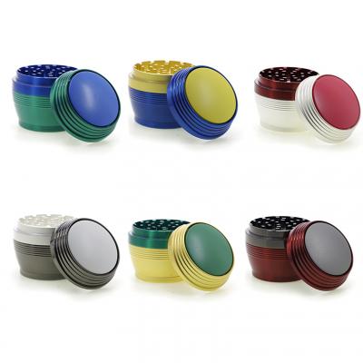 4 layers of creative design of zinc alloy smoke grinder M00076