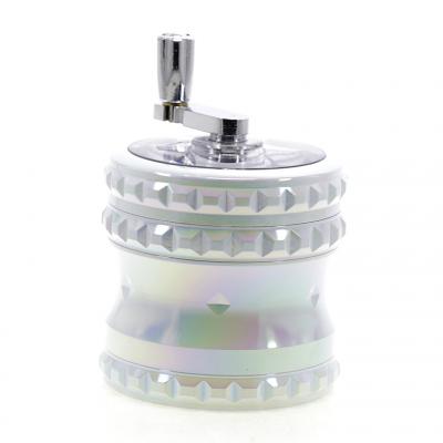 4 layers zinc Alloy Dazzling Creative Rocker type Smoke Grinder 10007