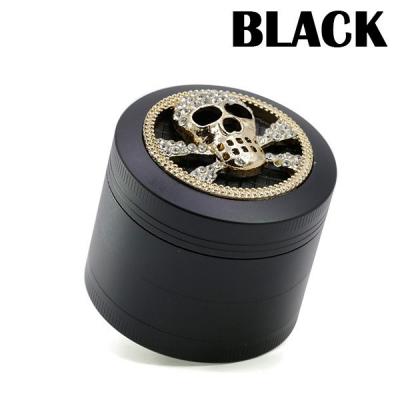 50MM four-layer zinc alloy skull grinder 7743