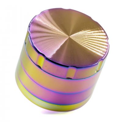 50MM zinc alloy four layer dazzling smoke grinder 7732IB