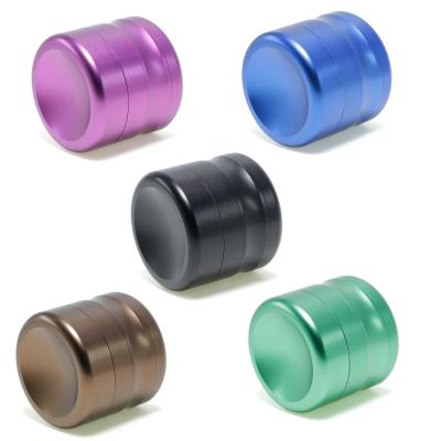 50mm 63mm aluminum alloy concave four-layer smoke grinder 6147