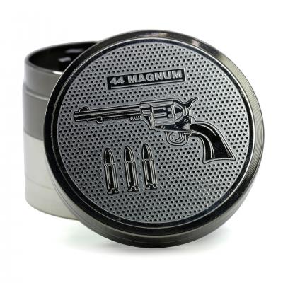 52mm stainless steel patch pattern zinc alloy metal smoke grinder 5240