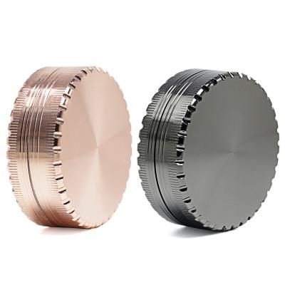 63MM three-layer zinc alloy chamfer smoke grinder 55525