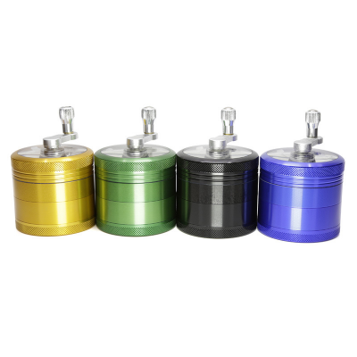 5MM four-layer aluminum alloy smoke grinder LV550YG