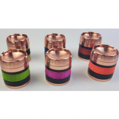 6-layer ashtray bamboo braid smoke grinder CF-63209