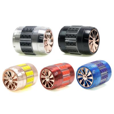 60MM 4-layer multi-color smoke grinder 7863