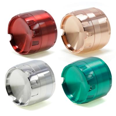 60MM four-layer zinc alloy ashtray molding smoke grinder 55545