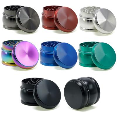 60MM smoke crusher Four layer zinc alloy smoke grinder 7931