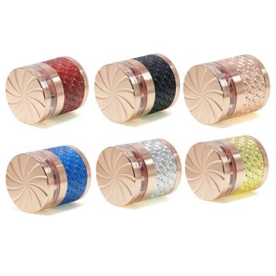 62MM 5-layer zinc alloy smoke grinder 55549