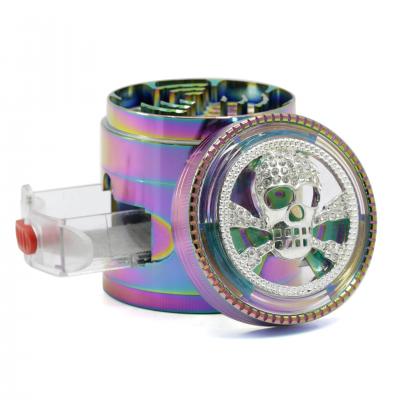 63MM 4-layer Skull Color Smoke grinder 7796IB