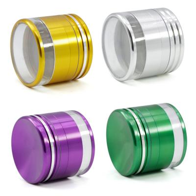 63MM aluminum alloy four-layer  Smoke grinder 8811-63