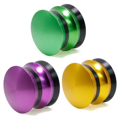 63MM four-layer aluminum alloy YOYO ball modeling smoke grinder 55557