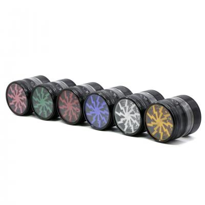 63MM four-layer aluminum alloy foreign trade smoke grinder 8818