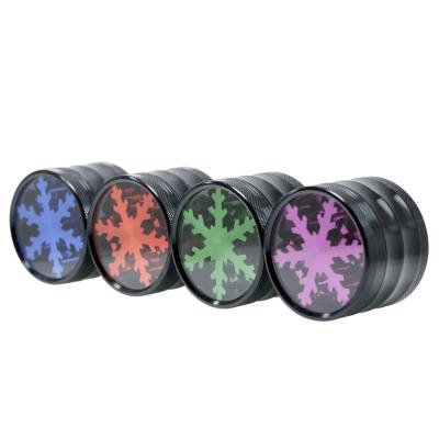 63MM four-layer snowflake tooth smoke grinder 99945