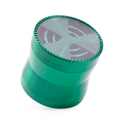 63MM four-layer zinc alloy creative smoke grinder 55509