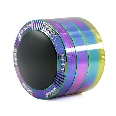 63MM four-layer zinc alloy smoke grinder 7717-63IB