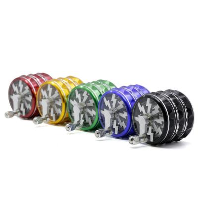 63MM hand aluminum alloy chamfer herb grinder 99919