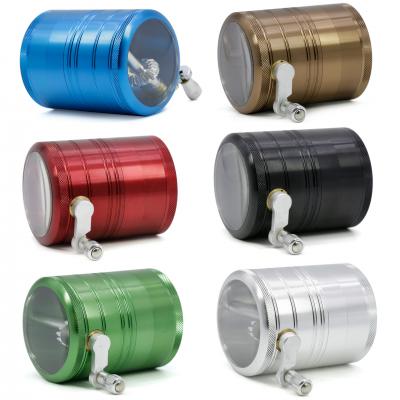 63MM rocker 4-layer smoke grinder CB630