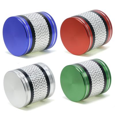 63MM zinc alloy four-layer color matching smoke grinder 7912-7913